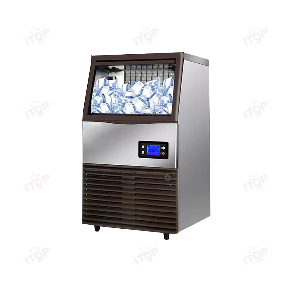 Professional Ice Machine Electric Commercial Crescent Ice Machine For Tea Shop