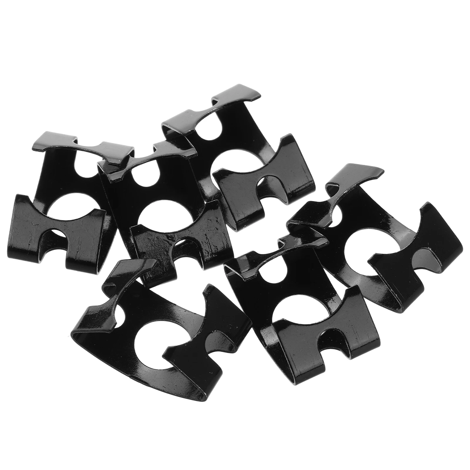 

20pcs Brake Clips Car Cable Clip Metal Tube Guide Vehicle Soft Hose Spring Brake Cable Clip Nut Base Accessories