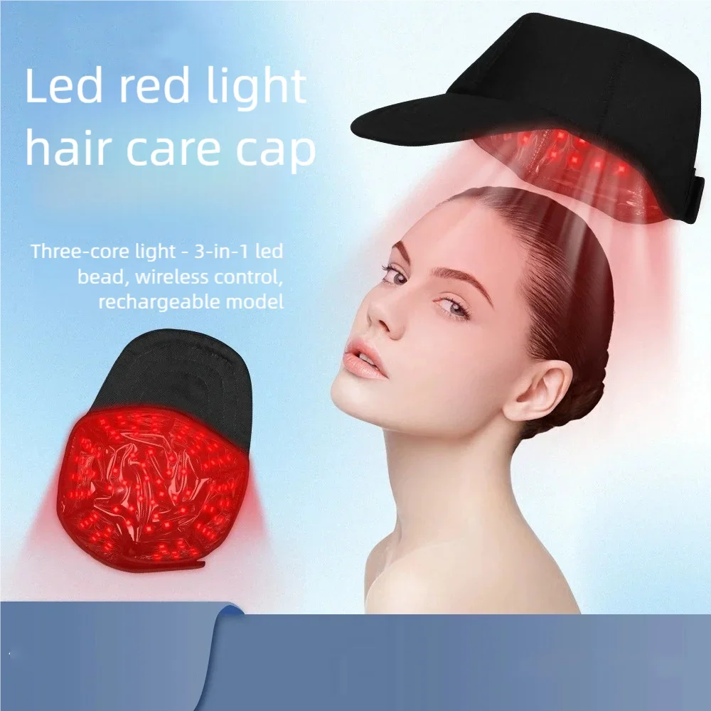 

660nm 850nm Red Light Infrared Hair Therapy Hair Growth Cap for Hair Regrowth Anti Hair Loss Relax Scalp Care Hat Anti Hair