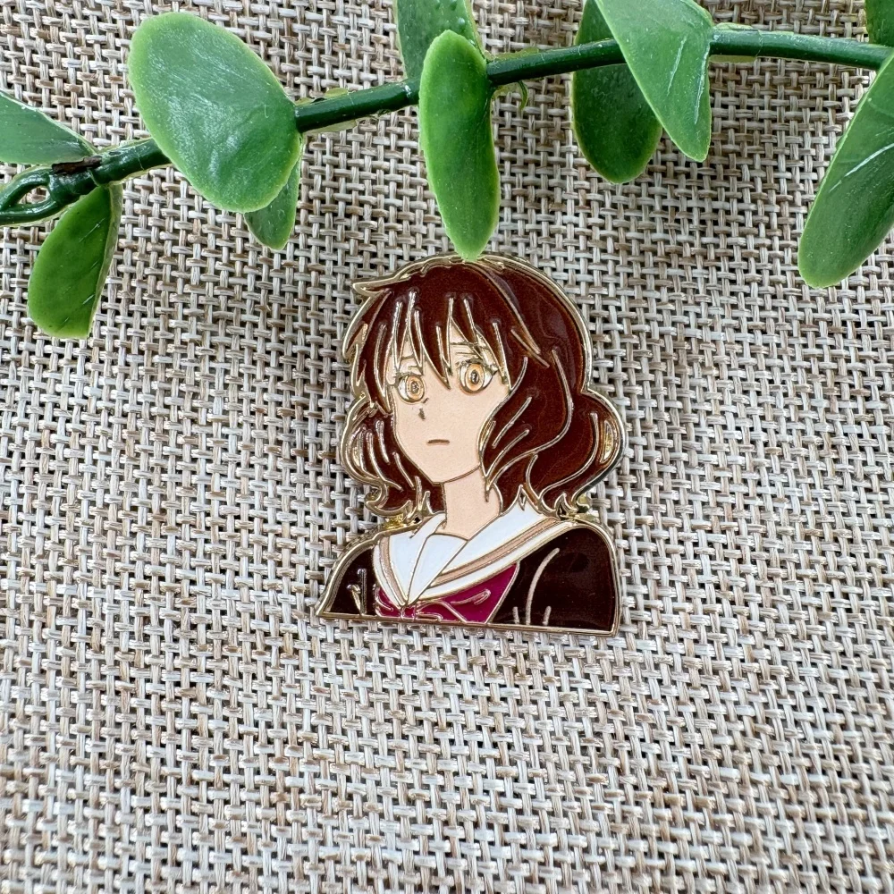 

Cute Anime Euphonium Character Cartoon Oumae Kumiko Player Metal Badge Fans Gift souvenir lapel pin brooch