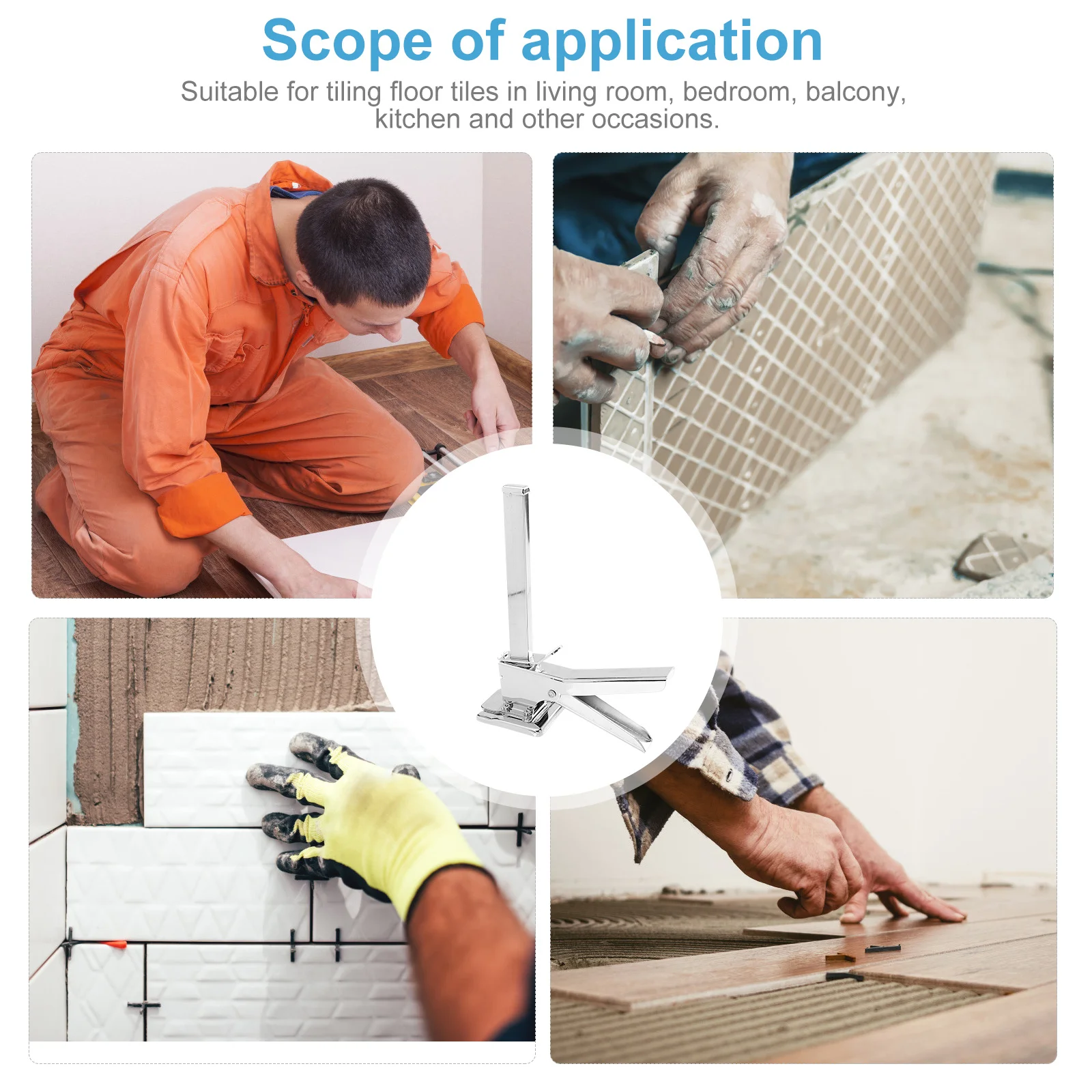 

Tile Installation Lifter Strong Stainless Steel Wall Floor Tile Positioning Leveler for Efficient and Comfortable Laying