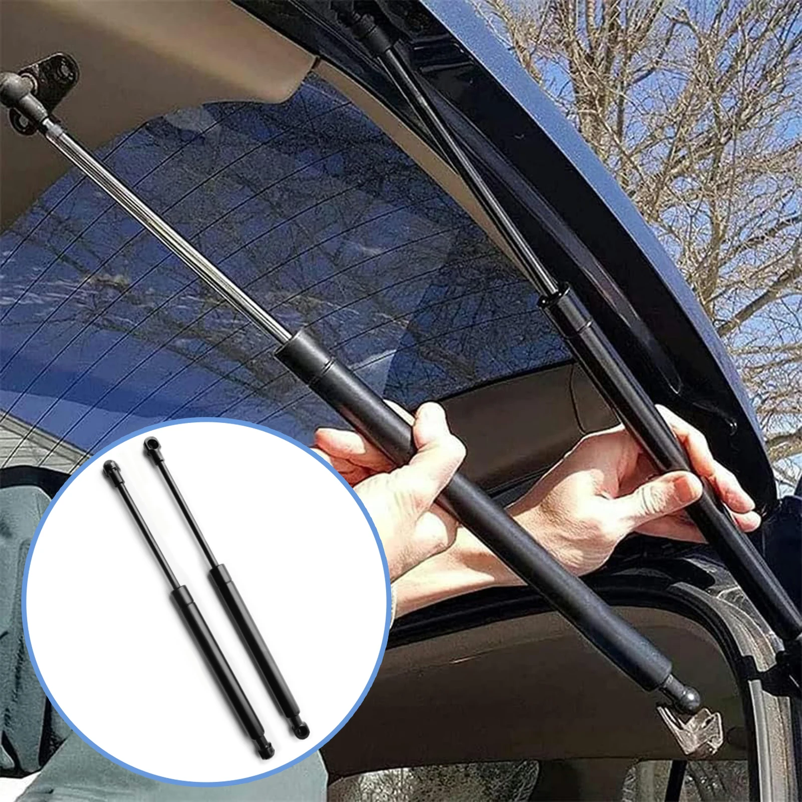 

2PCS Hydraulic Lift Support for Gas Spring Strut Adjustable Hydraulic Lift Supports for Part Number OE51237060550