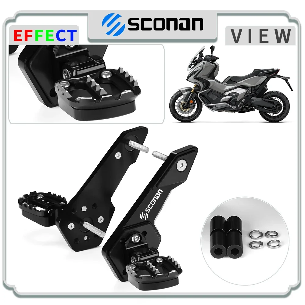 

For HONDA XADV X-ADV X-adv750 xadv 750 2021 2022 2023 motorcycle accessories CNC Aluminum Foot Peg Pedal Passenger Rearsets