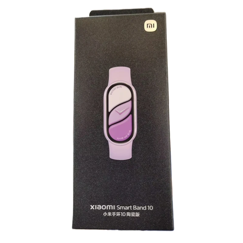 2025 جديد Xiaomi الفرقة 10 الدم الأكسجين مراقب معدل ضربات القلب الصحة جهاز تعقب للياقة البدنية سوار 1.72 "AMOLED Mi الذكية معصمه 10