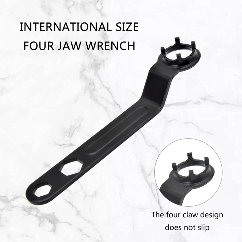 Professional Angle Grinder Spanner Four Claw Grip Adjustable Removal Wrench for Efficient Disassembly Workshop Home Use