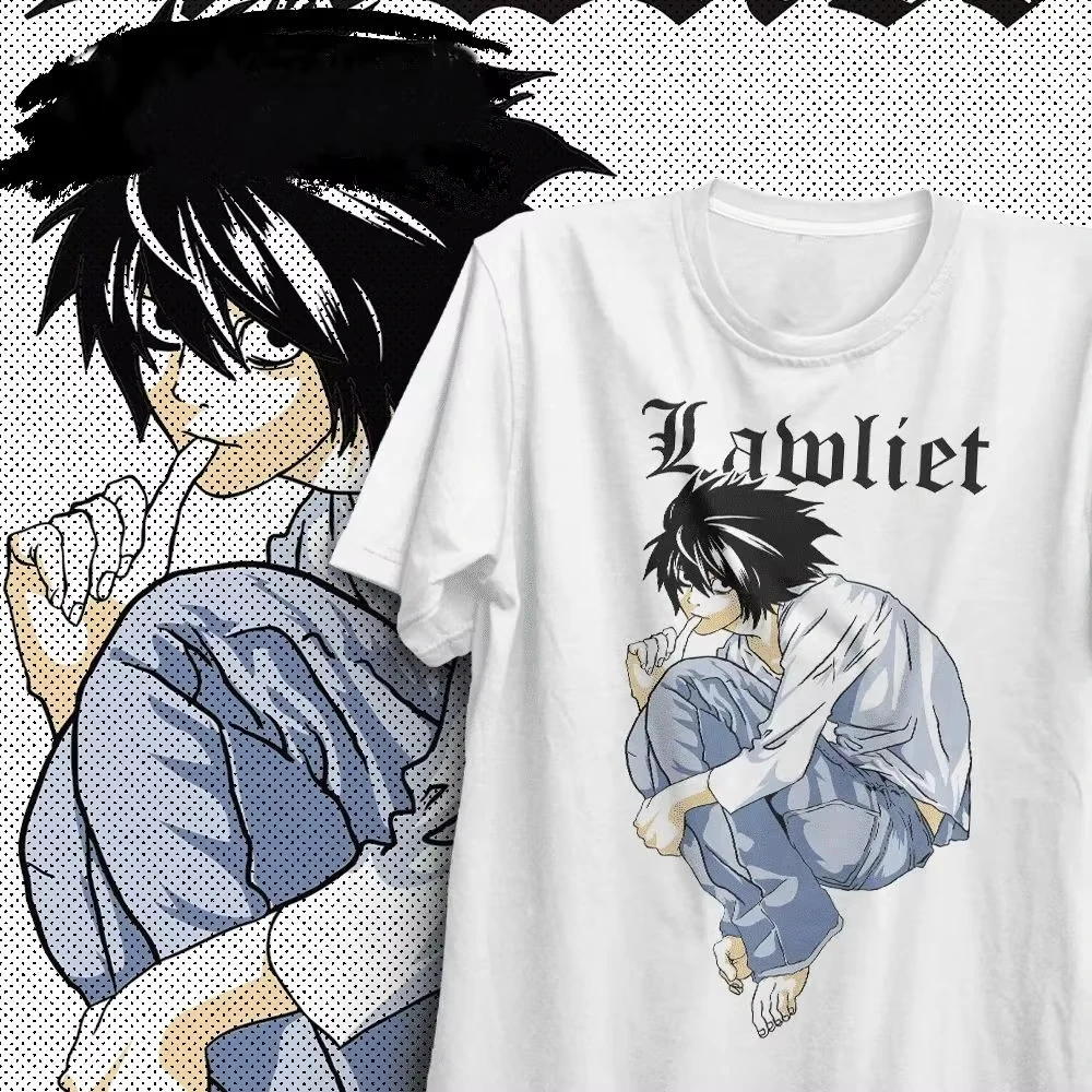 2026 Anime Inspired Character Graphic T-Shirt, Vintage Manga Style Front Print, Casual Fit Short Sleeve Tee for Teens Adults