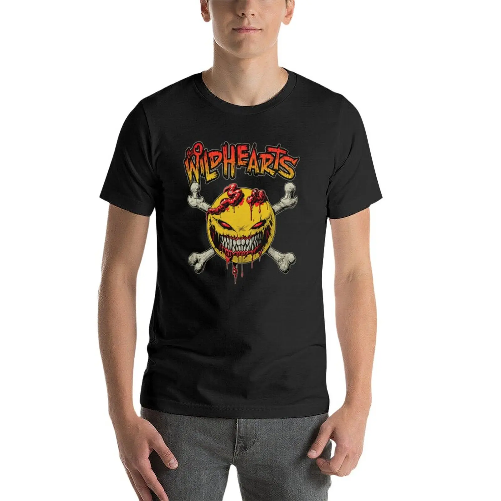 wildhearts t shirt, wildhearts logo t shirt, The Wildhearts Rock band t shirt, album song T-Shirt tops mens graphic t-shirts