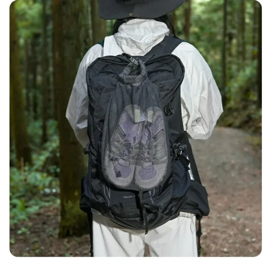 Travel Waterproof Shoe Storage Bag Outdoor Drawstring Bag Luggage and Clothing Sorting Bag Backpack External Shoe Compartment