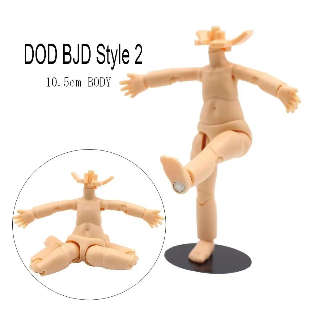 인형 액세서리 다관절 Ob11 인형 몸체 움직이는 드레스업 DOD 몸체 교체 다중 피부색 인형 모델 1/12 Bjd