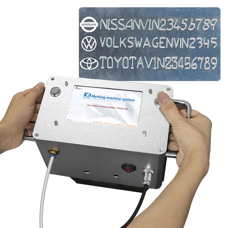 Transmission Gearbox Shell Marking Machine Nameplate Handheld Metal Engraving Machine