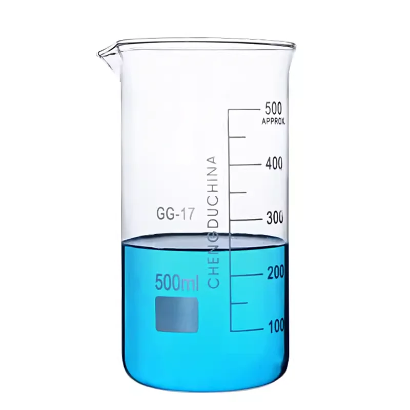

50ml-1000ml Tall Form Beaker Chemistry Laboratory Borosilicate Glass Transparent Beaker with graduation and spout Boro 3.3 Glass