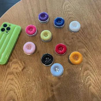 귀여운 캔디 버튼 브래킷, 휴대폰 그립 톡, 거치대 링, 휴대폰 스탠드, 거치대 브래킷, 한국 3D