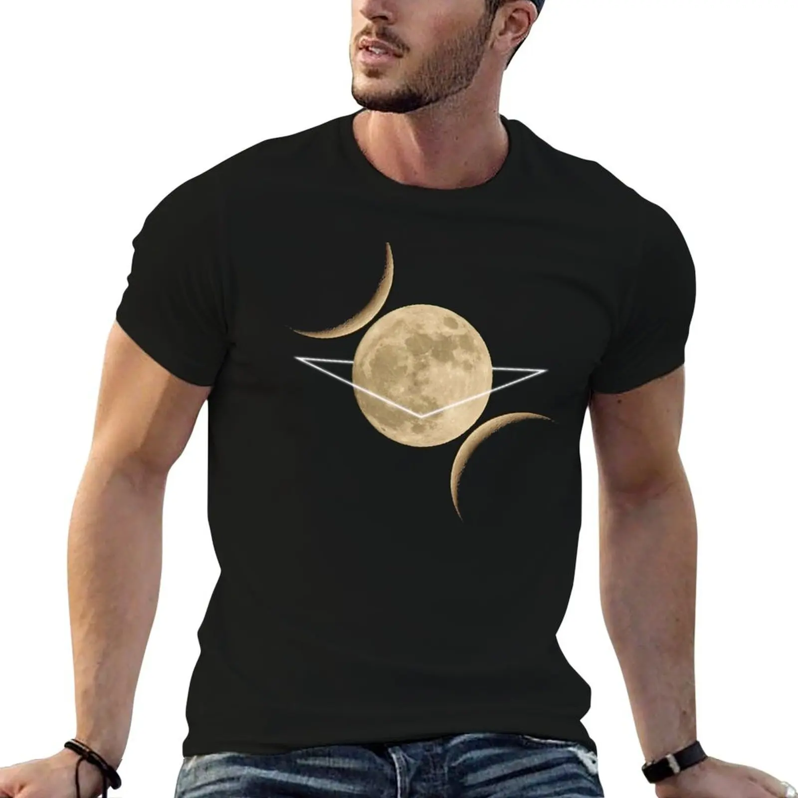 Triple Moon Divine T-Shirt graphics kawaii clothes shirts graphic tee men