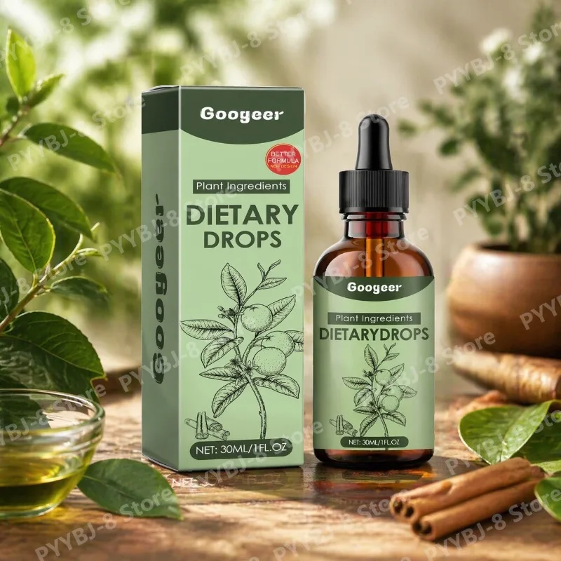 30ml Multiple Plant Dietary Drops with Citrus Fennel & Cinnamon Extract Promote Metabolism and Relieve Stress Nutrient Support