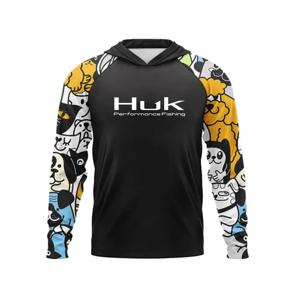 Men Huk Hoodies Fis… - image