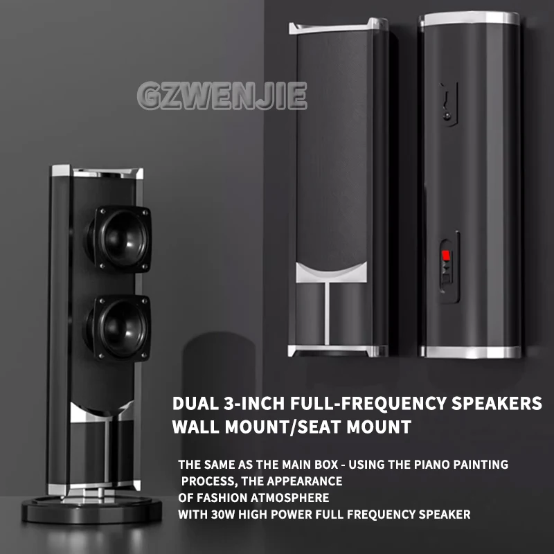 TV ad alta potenza da 8 pollici Soggiorno KTV Altoparlante Bluetooth 4.0 Suono stereo Altoparlante subwoofer 5.1 Sistema home theater Set audio 4Ω