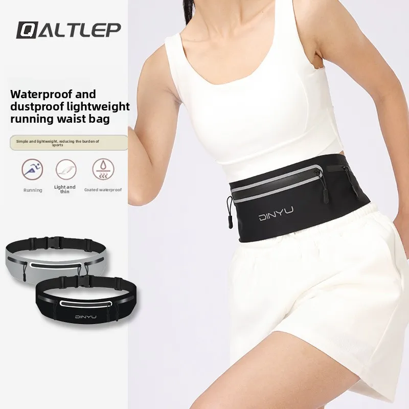

Sports Waist Bag Running Women's Lightweight Mobile Phone Bag Outdoor Marathon Men's Waist Bag Invisible Waterproof Lightweight