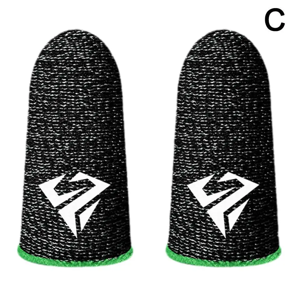 2 stücke Handy-Spiel Fingertip Handschuhe Für PUBG Gamer Schweißfest Anti-slip Touchscreen Finger Sleeve Atmungs Gaming Finger abdeckung – Detail 21
