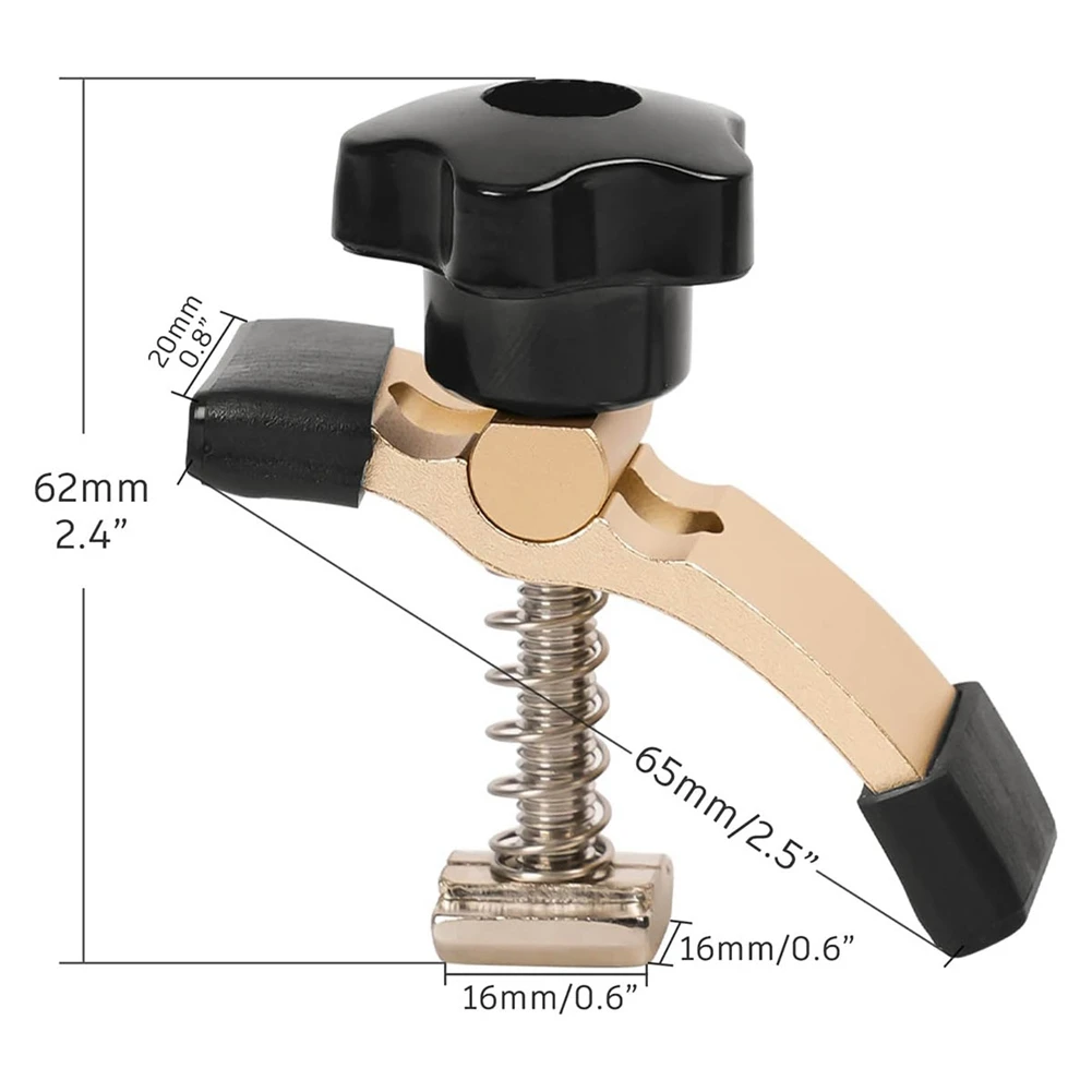 Imagem -03 - Mini Hold Down Clamp Kit para Carpintaria e Metalurgia 3018 Cnc Router Machine Pcs