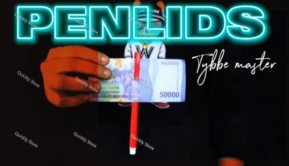 Penlids by Tybbe master Magic tricks (Instant Download) Quickly send