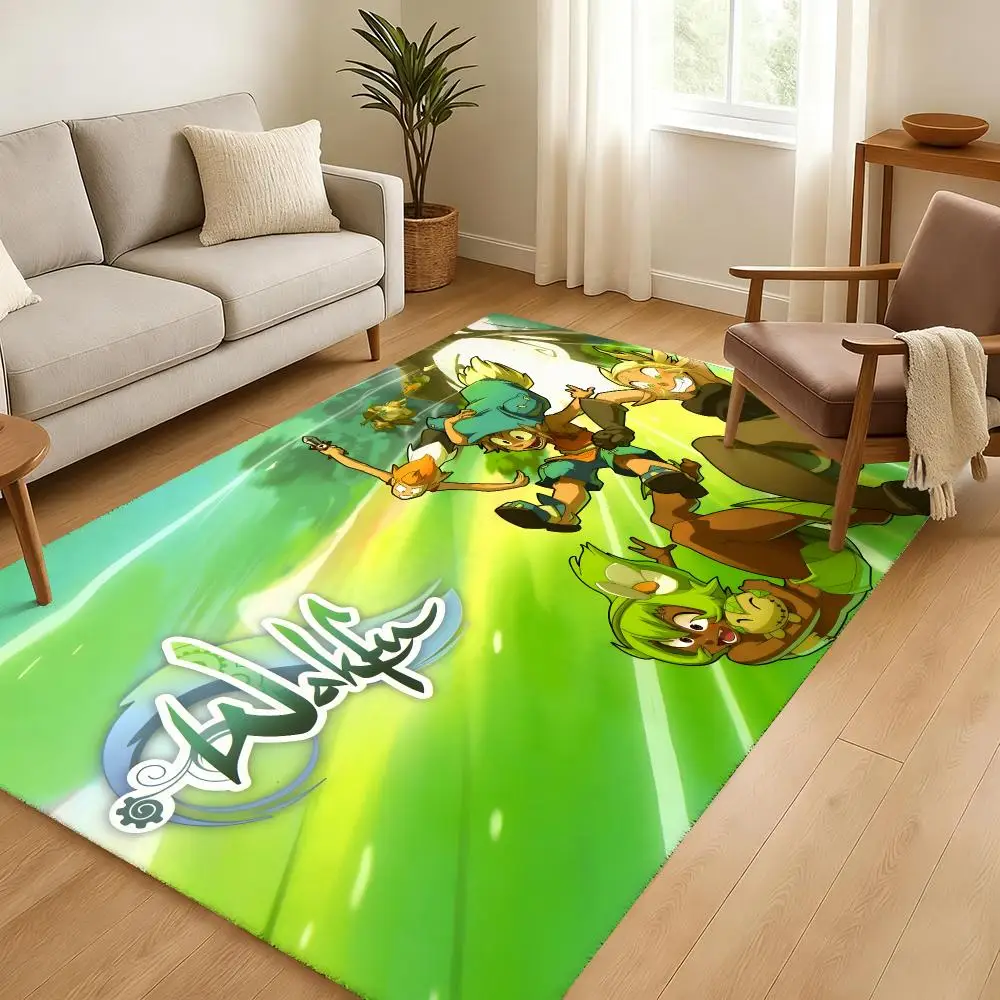 WAKFU Game Floor Mat Soft Thickened Absorbent Non-Slip Bedroom Living Room Door Mat Home Decor Flannel Rugs