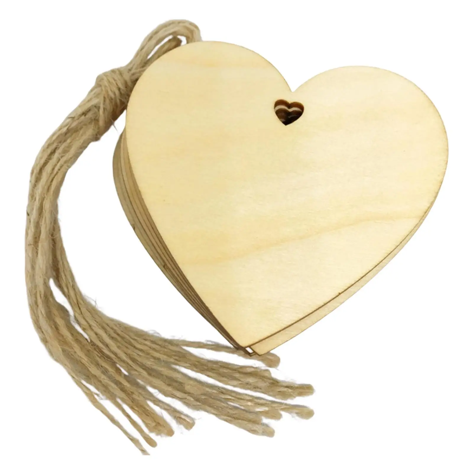 2-4 упаковки, деревянные таблички в форме сердца