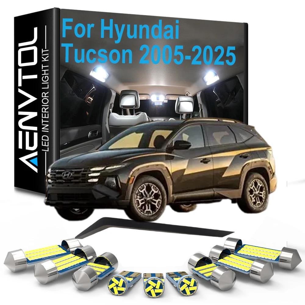 For Hyundai Tucson 2005- 2020 2021 2022 2023 2024 2025 Accessories, Vehicle LED Interior Inside Dome Map Reading Light Bulb Kit