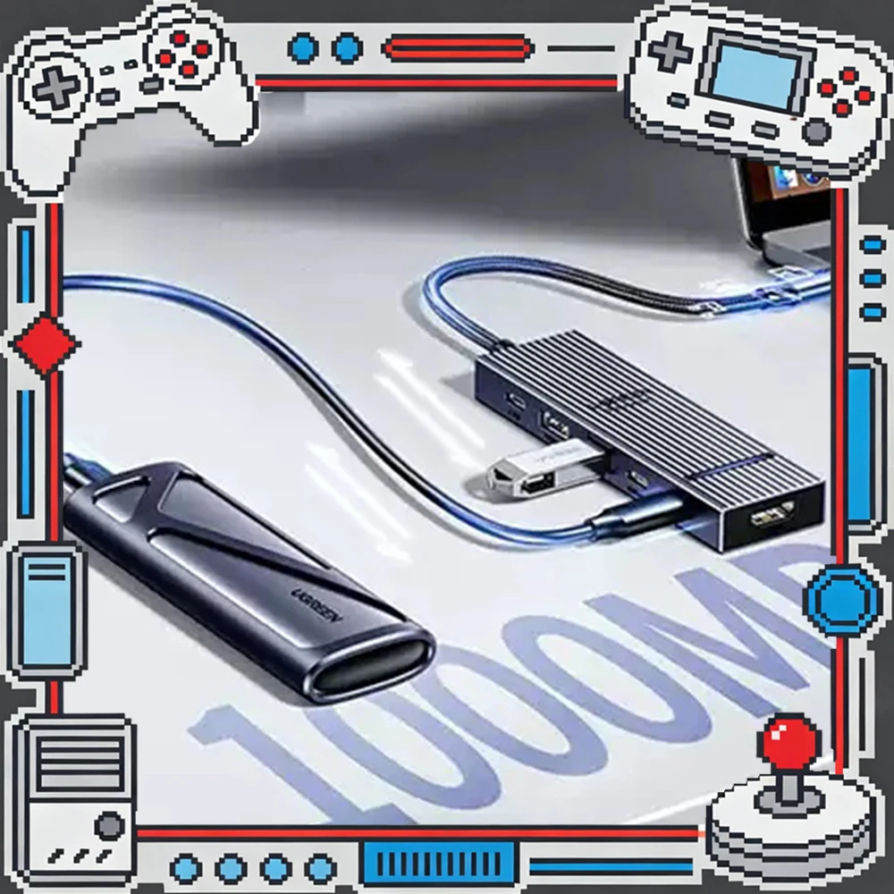 UGREEN CM639 Expansion Dock Laptop Docking Stations Splitter External Type‑C Powered Hub Adapter Multi‑Function Converter