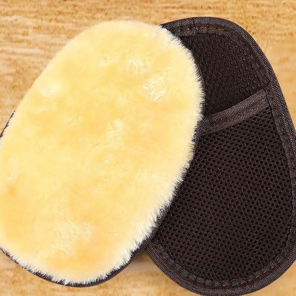 Shoes Cleaning Tool Plush Polished Gloves Handbag Leather Brushes Labor-saving Shoe Care Brush Wipe Mesh Fabric Shoe Care