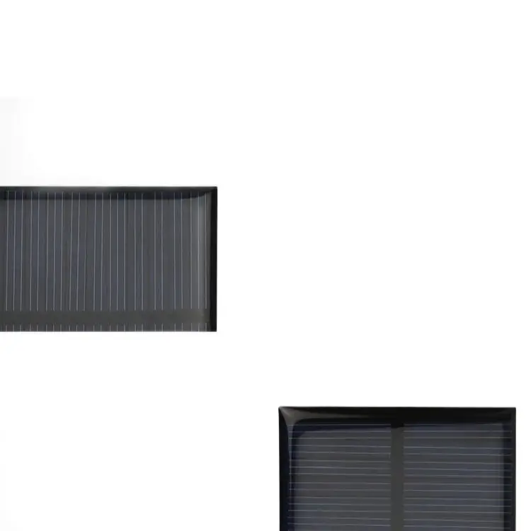 10 Buah Panel Surya 5V 90mA Epoksi 52Mm * 52Mm Panel Surya Poli Tahan Air Digunakan untuk Pengisi Daya Mainan Lampu Surya.