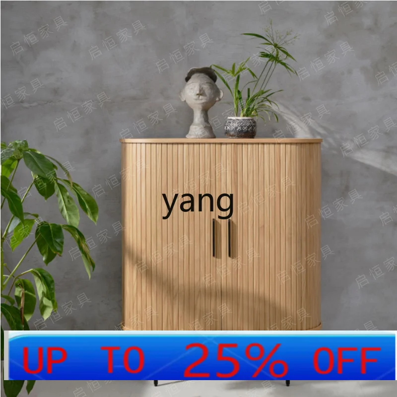 

yhm solid wood dining side cabinet modern simple multi-functional high-end storage decorative