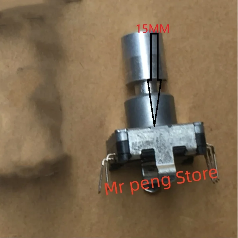 1pcs  for ALPS EC11 encoder with switch 30 positioning number 15 pulse point axis length 15mm