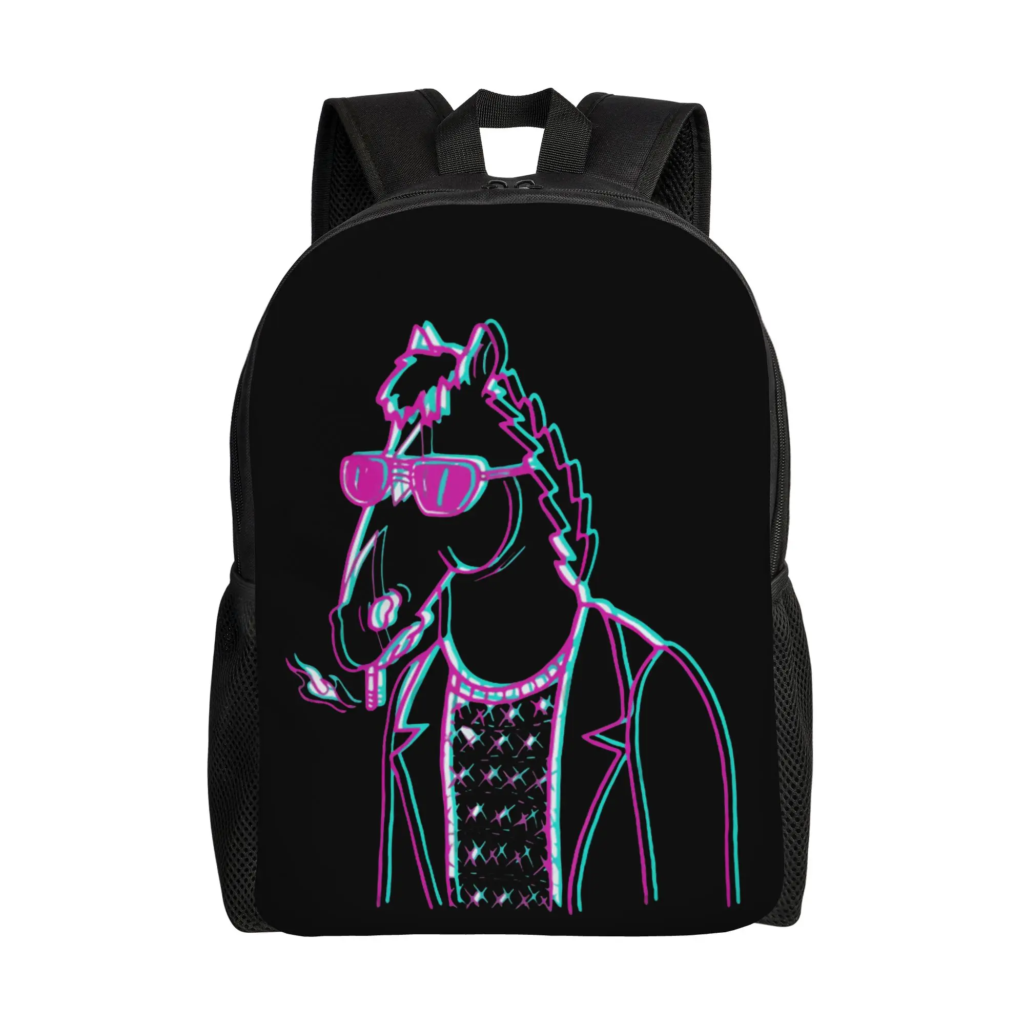

Забавный мультяшный рюкзак Bojack Horseman для подростков, прочный студенческий деловой рюкзак для мужчин и женщин, холщовые сумки для ноутбуков