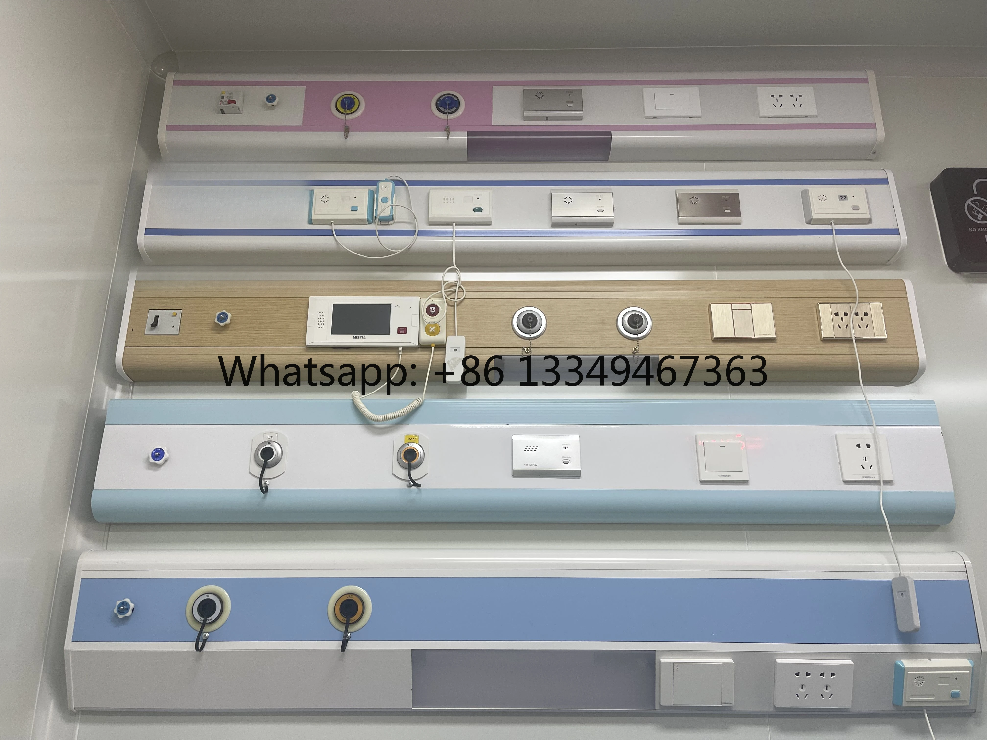 Fabricante de equipamentos de gás médico de luxo médico painel de cabeceira unidade principal de cama hospitalar preço de fábrica