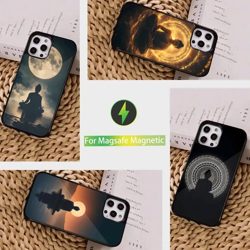 

Belief Buddha Art Pattern Phone Case For iPhone 16,15,14,17,13,12,11,Pro,Max,Plus,Mini, Magsafe,Magnetic Wireless Charging Case