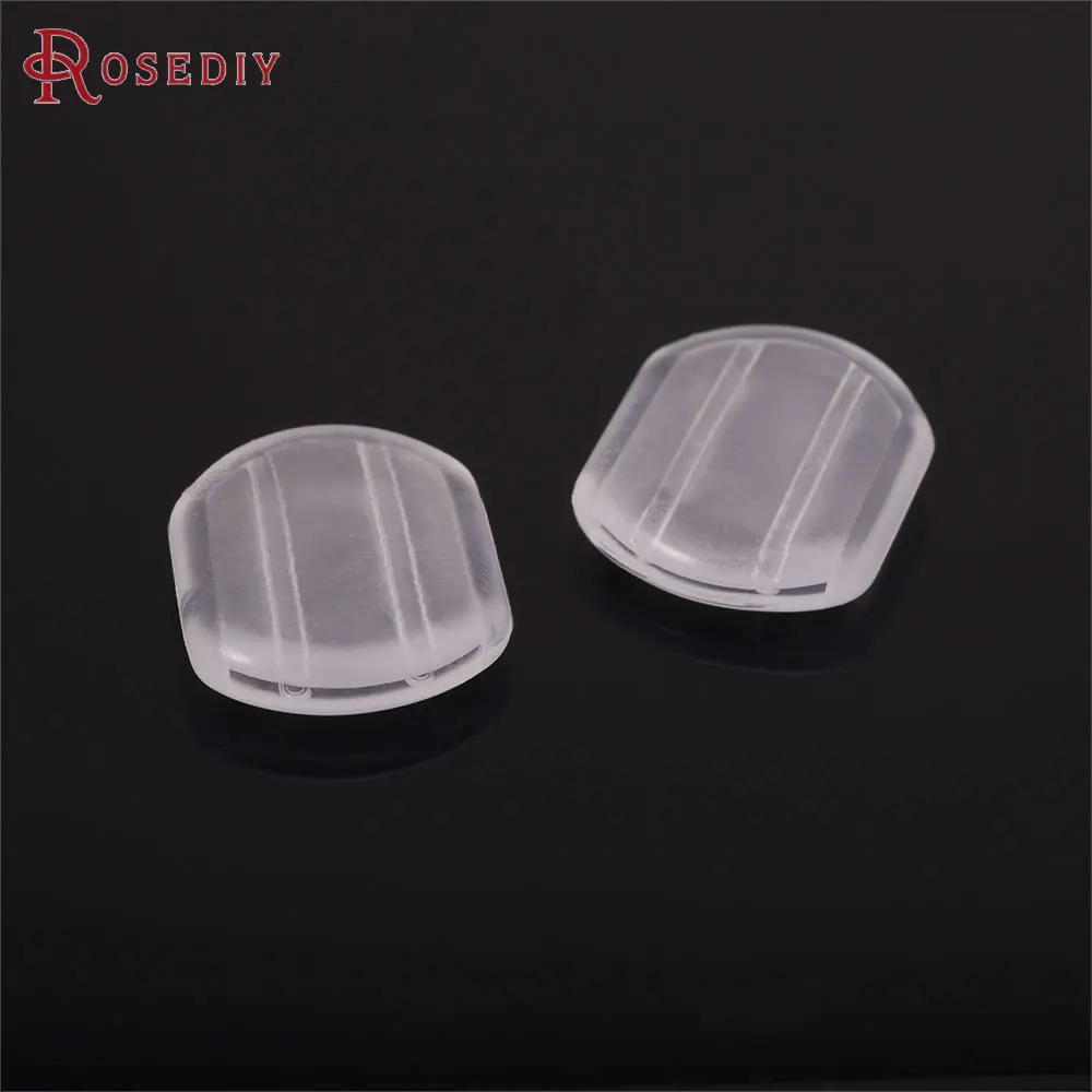 White Rubber Earring Back Earrings Stopper High Quality Jewelry Making Supplies Necklace Earrings Accessories for Women - view 5