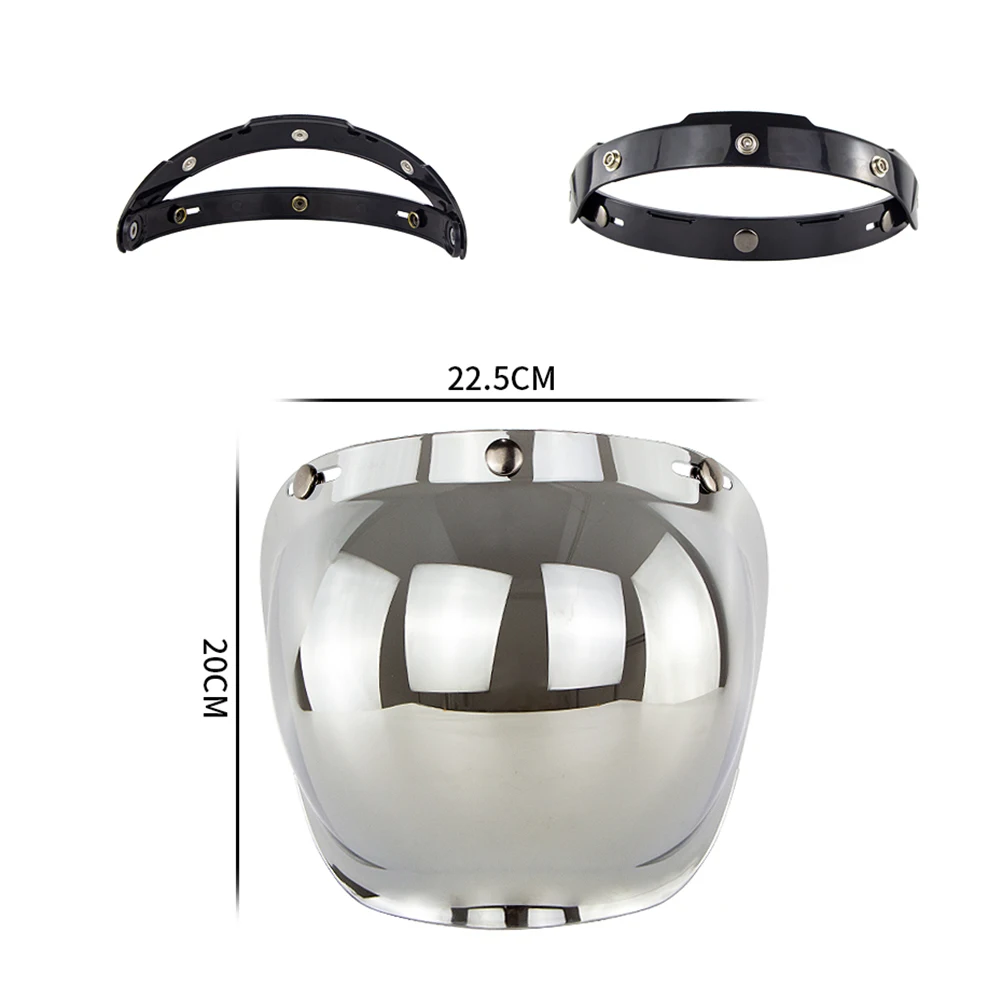 

Protective Visor Motorcycle Windproof Shield Bike Accessories Three Buckle Fence