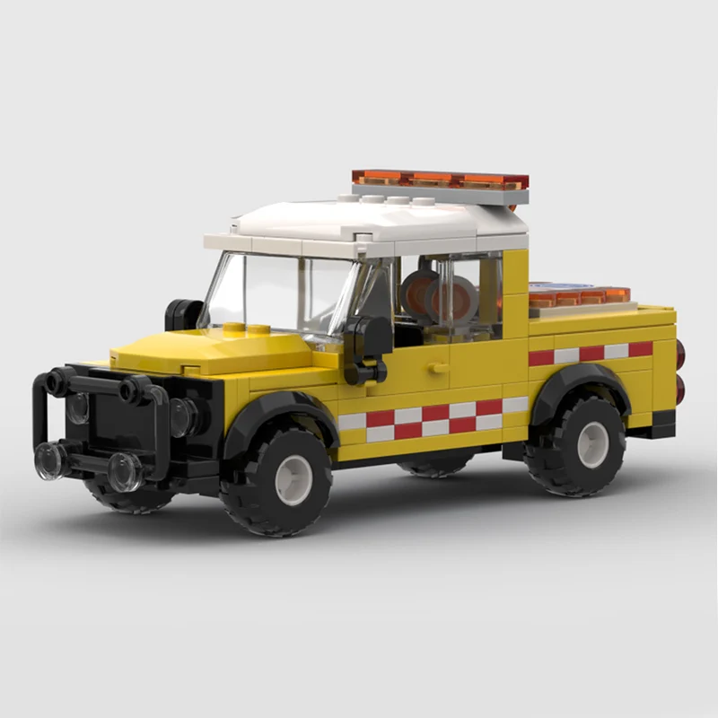 

City Car Model MOC Building Bricks Urban Pilot Vehicle Modular Technology Children Holiday Gifts Assemble Toys Suit