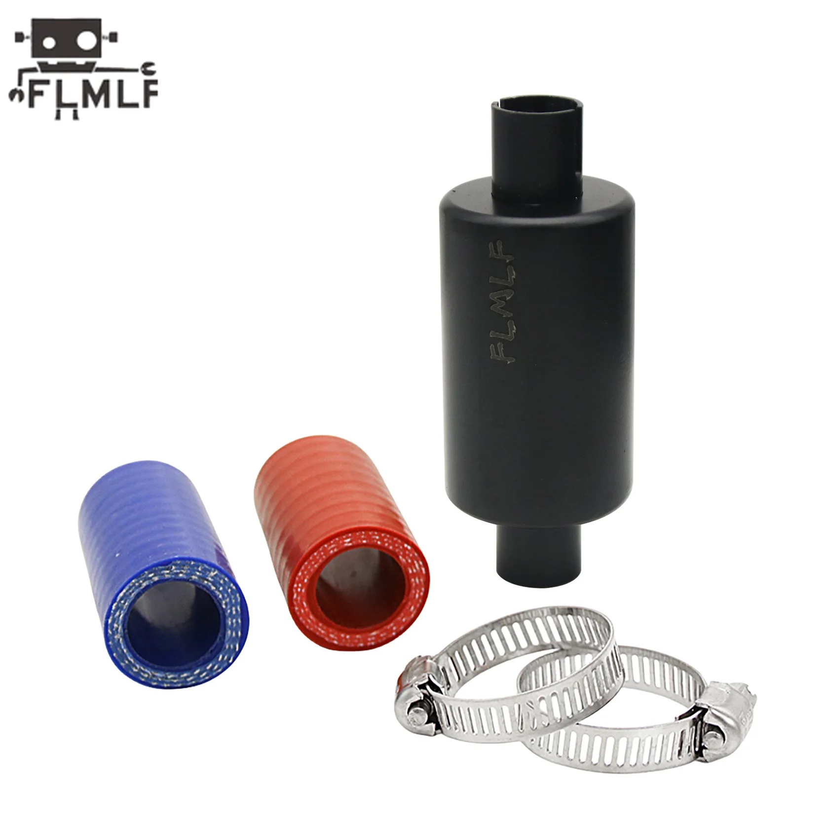 Conjunto de Silenciador de Escape em Aço Inoxidável FLMLF para Carros RC e Barcos RC 1/5 HPI ROFUN ROVAN KM BAJA Losi 5ive-t Redcat FG Buggy