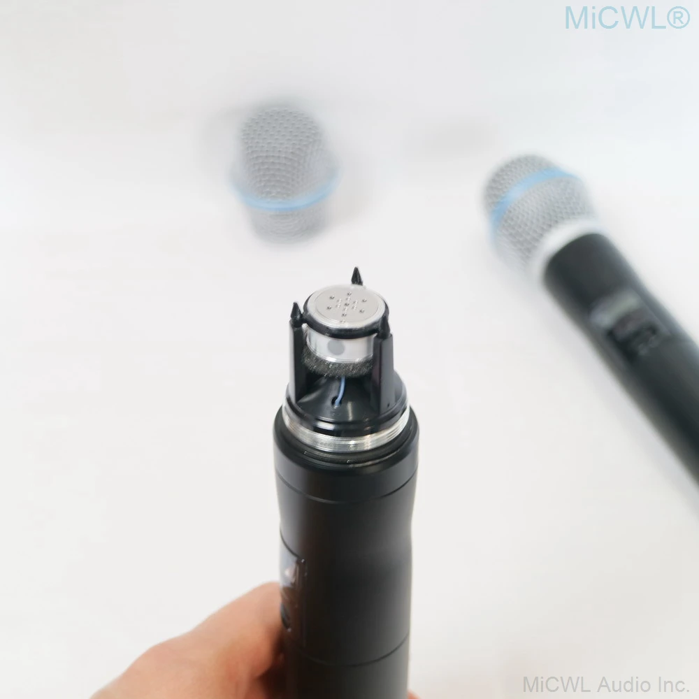 ULXD4D B87a Sure Axiet نظام ميكروفون لاسلكي رقمي Beta87a مكثف كبسولة ميكروفونو مرحلة محمولة مزدوجة