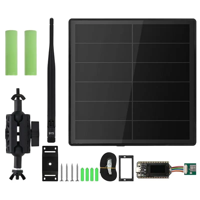 

D5L Heltec Lora 32 V4 Meshtastic: Солнечный Меш-сетевой Узел с питанием от солнечной батареи, ESP32, SX1262, GNSS, Wi-Fi, BLE, 5 Вт, с функцией репитера (Node-ABIU)