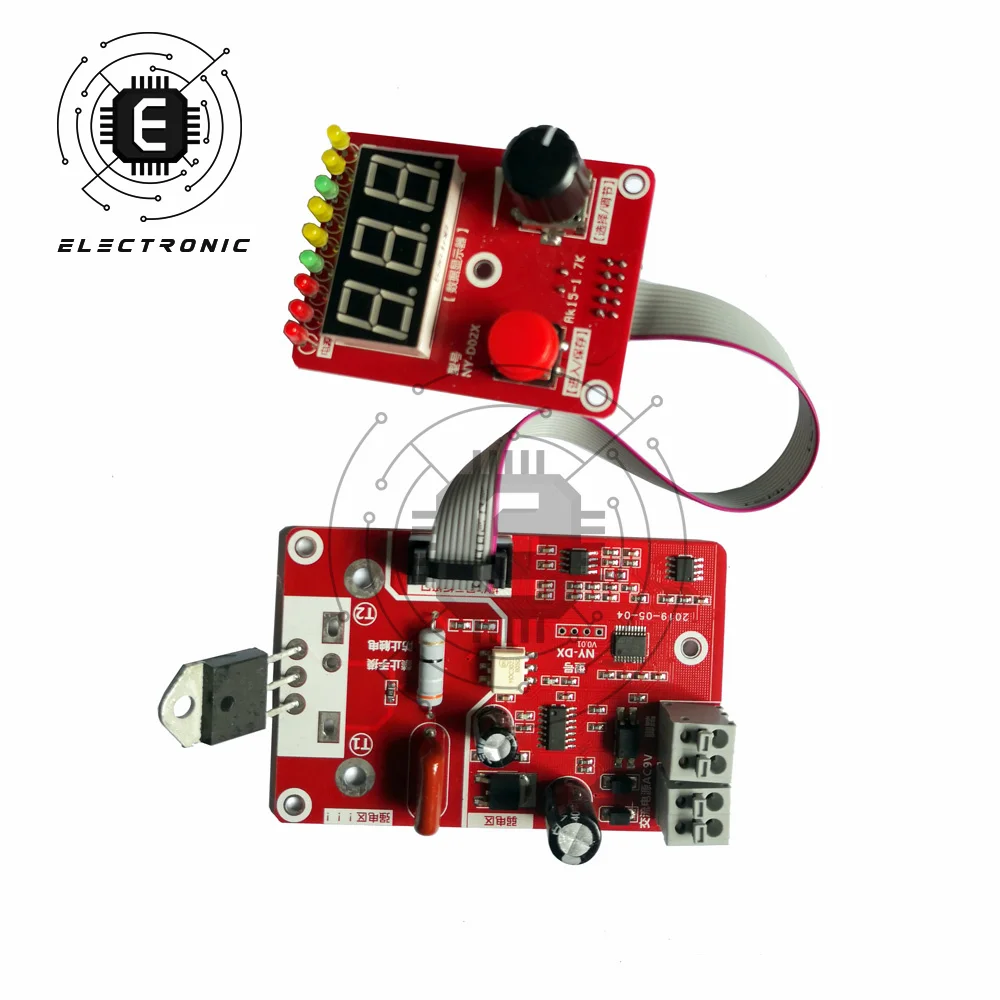 Imagem -06 - Duplo Pulso Ponto Máquina de Solda Encoder Tempo Módulo Dígito Painel Controle Placa Controlador Atual Ajustável Ny-d02