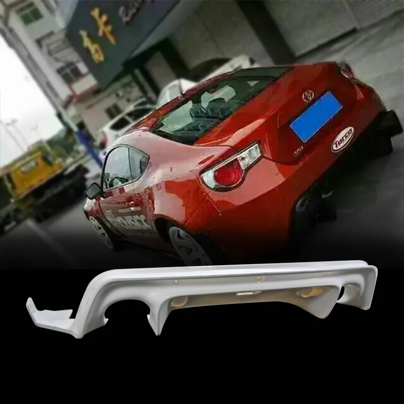 

For Subaru BRZ RB Ver 1 Rear Diffuser - Aggressive Style Aerodynamic Bumper Lip Spoiler - Easy Install Tuning Accessory
