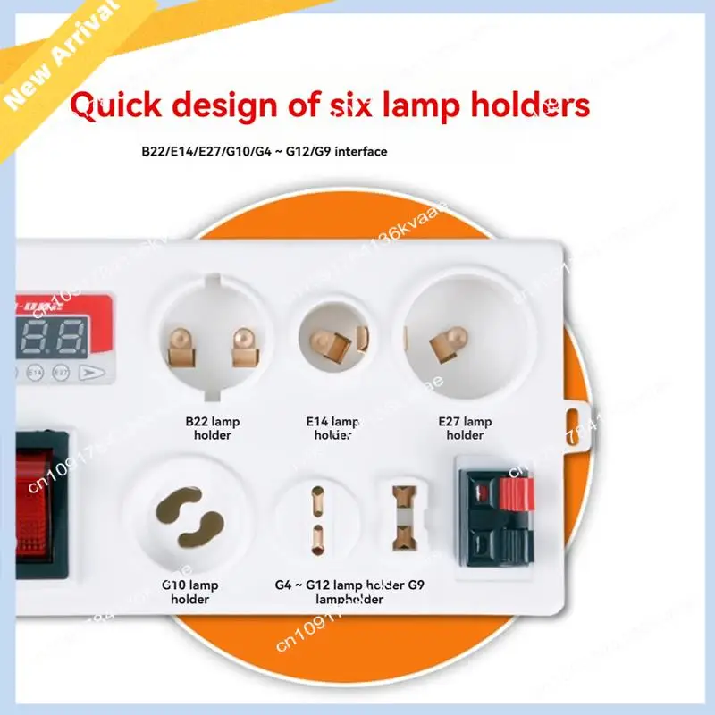 M01K E27 B22 E14 Lamp Tester LED Licht Spanning Power Quick Test Box Snel Testen Met Power Display US PLUG