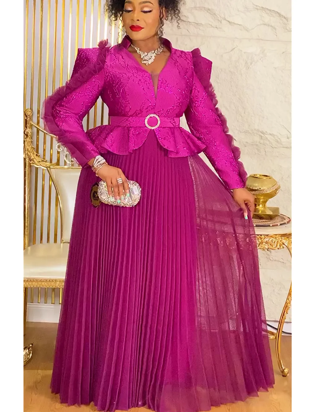 プラスサイズのアフリカのパーティードレス、女性用秋のファッション、ダシキ、アンカラ、ウェディング、イブニングドレス、エレガントな2025年ムスリムマキシドレス