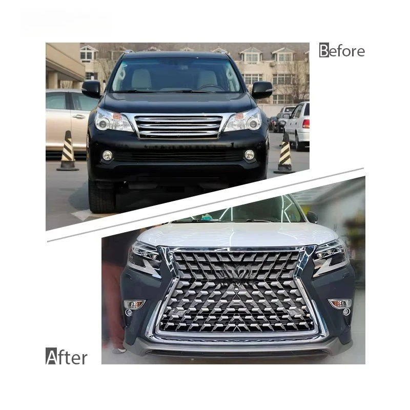 Gx460 Body Kit Upgrade 2020 Model Grill Headlights Tail Light Bumper Parts For 2010-2013 GX 460 Facelift Accessories