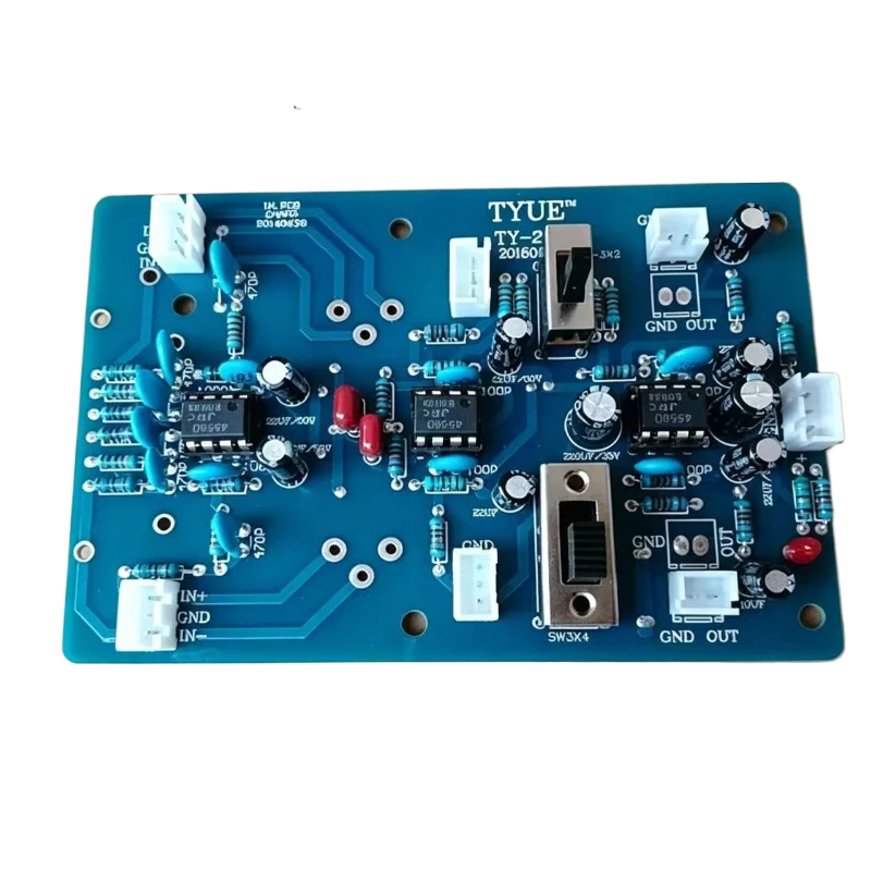 

Dual-channel balanced input board stereo gain input btl bridge board front pre-stage board