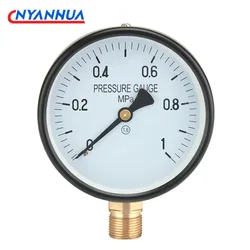 100mm Diameter Pressure Gauge 0-1.6 2.5 40 60MPA Pointer Diameter Of Hydraulic And Pneumatic Boiler