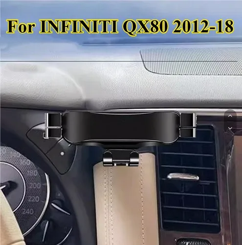 

For INFINITI QX80 2012-18 Car Cell Phone Holder Stand Mount Clip