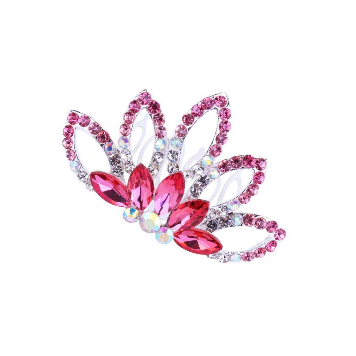 

Bridal Hair Comb Wedding Headdress Women Bride Accessories Rhinestone Alloy Handmade For Prom Party Updo Hairstyle